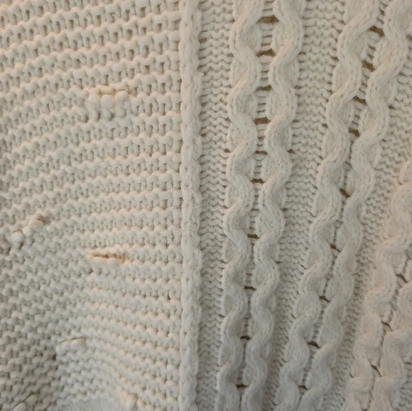 Simone Rocha Cream Sweater with Textured Design Size S In EUC - Picture 11 of 15